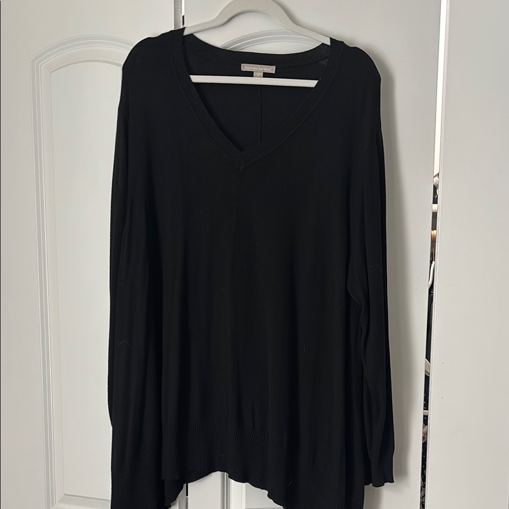 Woman Within Soft Stretchy Tunic Lightweight Knit Pullover Sweater 22/24 1X